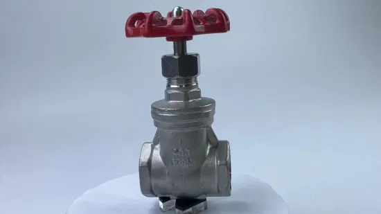 Stainless Steel 304/316/CF8/CF8m Hydraulic NPT/BSPT/BSPP Thread Water Gate Valve